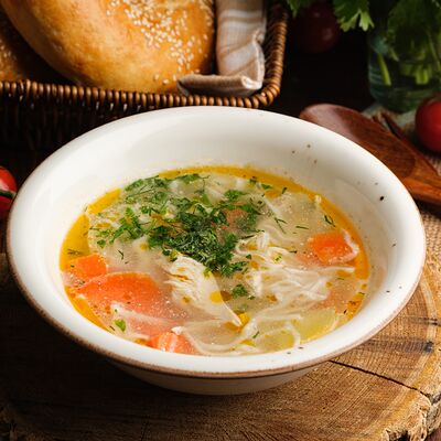 Суп-лапша с курицей в Дальневосточка по цене 430 ₽