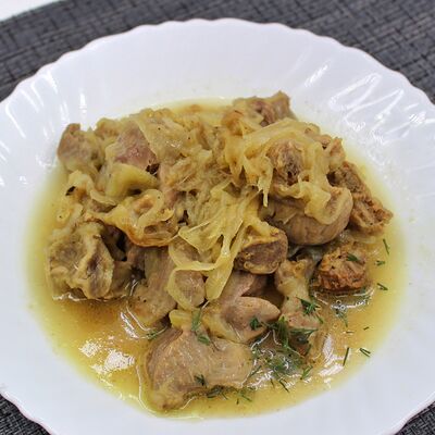 Желудочки куриные в Чёрный и белый по цене 138 ₽