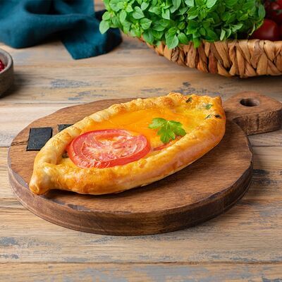 Хачапури по-аджарски в Хлебное место по цене 185 ₽