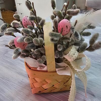 Корзиночка с вербойв Джем по цене 1500 ₽