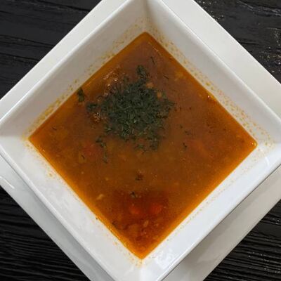 Суп с фаршем и овощами острый в Длинный нос по цене 210 ₽