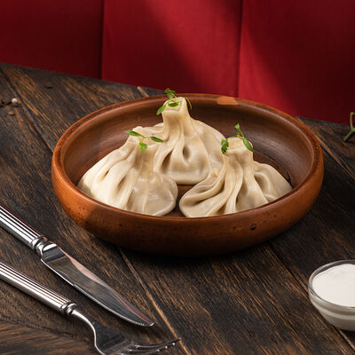 Хинкали баранина-говядина в Kinza по цене 405 ₽