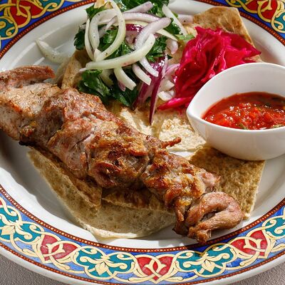 Шашлык из говядиныв Чайхана Пахвала по цене 1150 ₽