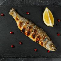 Сибас на углях в Hamlets & Шашлык