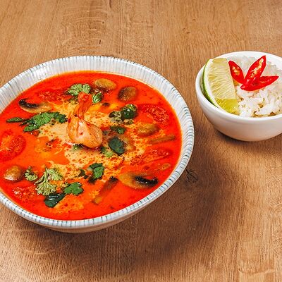 Том ям с креветками в Nel tempo по цене 550 ₽