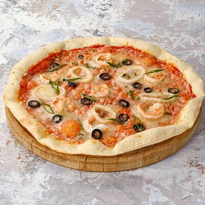 Пицца с мореподуктами в Casa Mia Халва Тсуру по цене 795 ₽