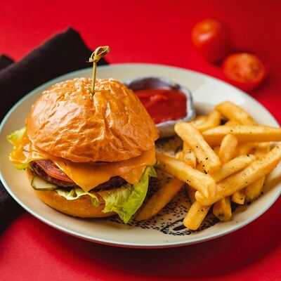 Мокобургер с курицей в ЛарисуВаннуХочу по цене 390