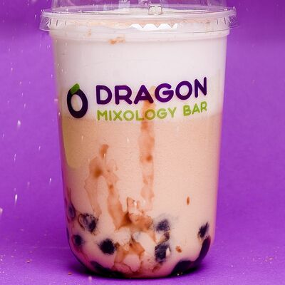 Чай Улун с молоком, печеньем и тапиокой в Dragon Bubble Tea по цене 540 ₽