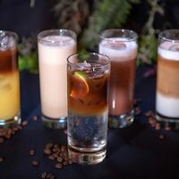 Холодный кофе Эспрессо-тоник в Yacht Cafe Sochi