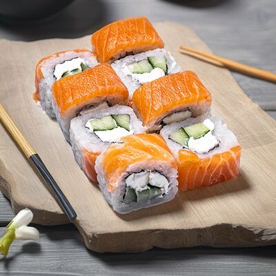 Филадельфия лайтв Про 100 суши по цене 835 ₽