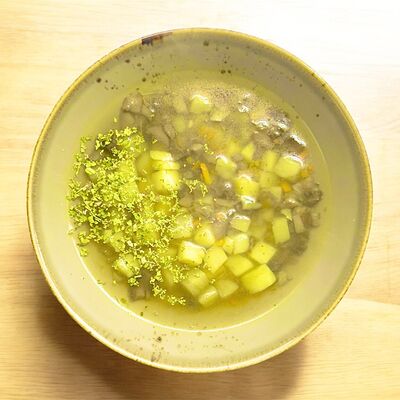 Суп картофельный с грибами в Вкусницца по цене 336 ₽