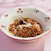 Гречневая каша с беконом и трюфельными шампиньонами в Пшеница