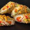 Сэндвич с копченым лососем и снежным крабом в Кафе Мафия по цене 530