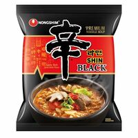 Рамен Nongshim Shin Black говядина с грибами в Men Ramen1