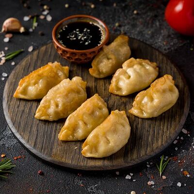 Пельмени гёдза с курицей и овощами в Brothers Food на Советской по цене 555 ₽