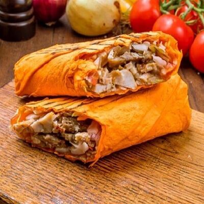 Шаурма свиная сырная в Мангал36 по цене 420 ₽