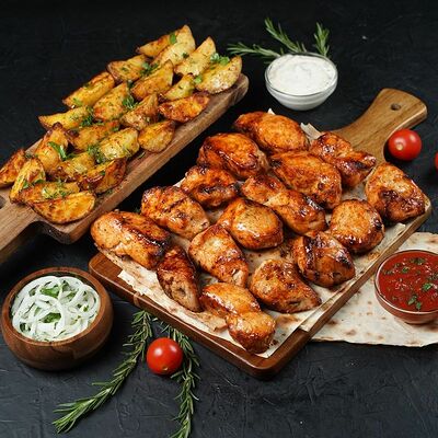 Комбо из филе индейки в Много Мяса по цене 2150 ₽