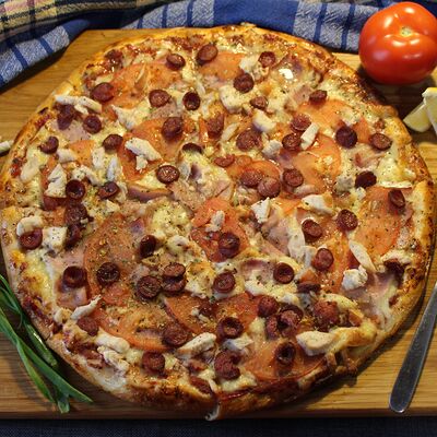 Пицца копченый пир в Ямато по цене 1311 ₽