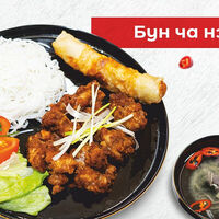 Бун ча нэм в Huong sen, кафе вьетнамской кухни