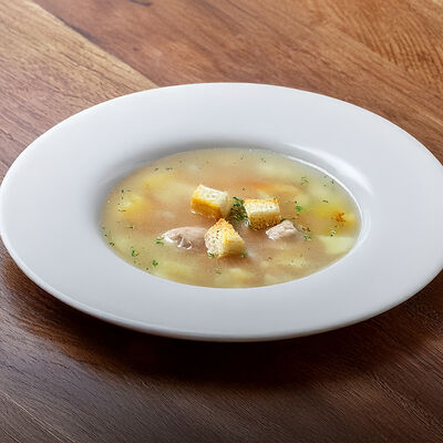 Бульон куриный в Кафе хачапури по цене 405 ₽