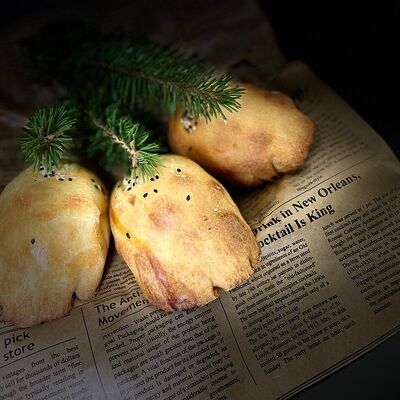 Самса с говядинойв Чайхана ферганская долина по цене 120 ₽