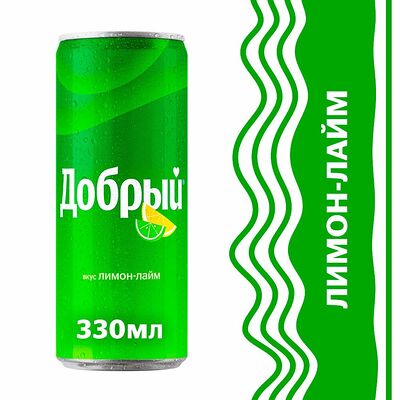 Добрый Лимон-лайм 0,33 л ж/б в Сеул по цене 145 ₽