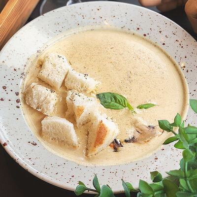 Грибной крем суп в The Bulki по цене 500 ₽