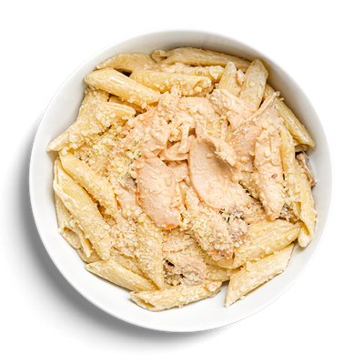 Пенне с копченой курицей и грибами в Кухня на районе по цене 349 ₽