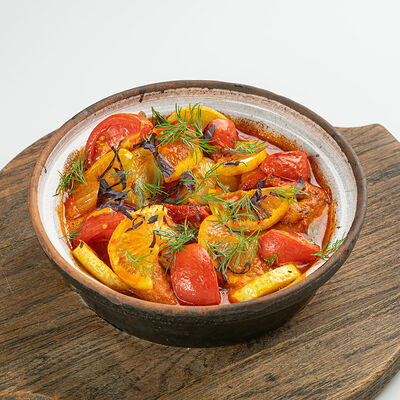 Марокканский цыпленок с овощами в Южанин по цене 255000 сум