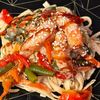 Сливочная креветка, в соусе Терияки, с лапшой удон в Roll Food Boll по цене 600