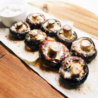 Шашлык из шампиньонов в Добрый Грузин