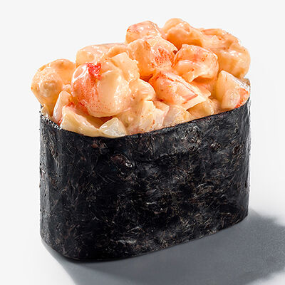 Гункан с креветками в Вкус и лосось по цене 200 ₽