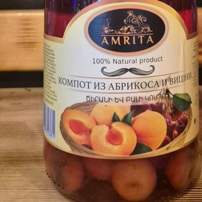 Компот из абрикоса и вишни Амрита в Мясо на углях Армянская кухня по цене 390 ₽