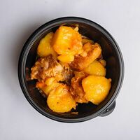 Картофель тушеный с мясом в Ложка