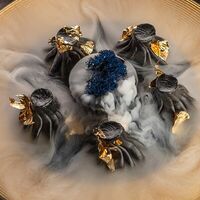 Хинкали от шеф-повара с золотомв Бородашвили