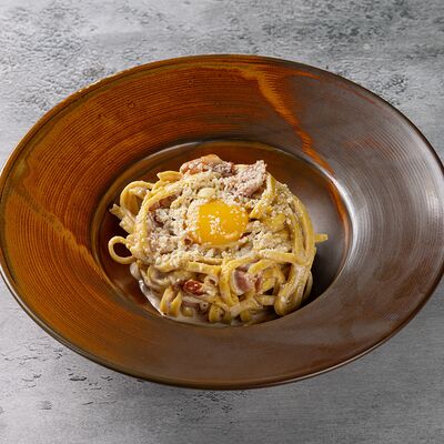 Паста Карбонара в Ресторанчик по цене 690 ₽