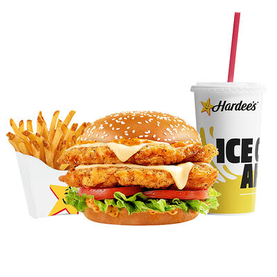 Супер Стар Чикен Бургер Комбо в Hardee's Mega Almaty по цене 4200 ₸