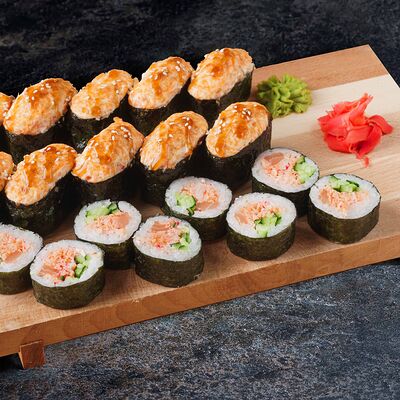 Набор Запечённый для двоих в Вкусно Суши по цене 1599