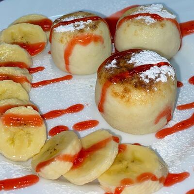 Сырники с бананом в BRandICE по цене 249 ₽