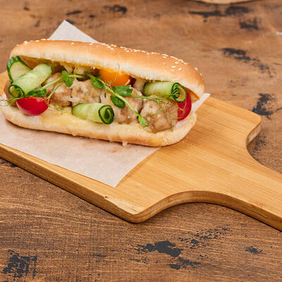 Хот-дог с фрикадельками в Papa Carlo по цене 410 ₽