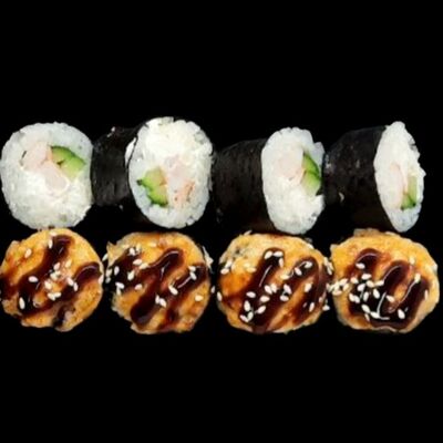 Запеченный ролл с креветкой в Суши Панда по цене 629 ₽