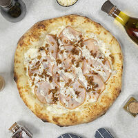 Пицца грибная с ветчиной в Risoy