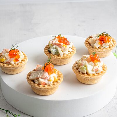 Тарталетки с крабовым салатом в KanapeFest по цене 2963 ₽