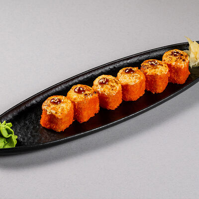 Запеченный ролл Калифорния 6 шт в Планета Суши по цене 590 ₽