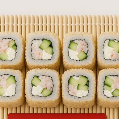 Ролл Калифорния с кунжутом в Ясураги по цене 595 ₽