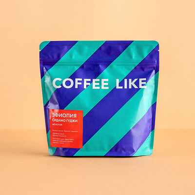 Моносорт упк 250гр Эфиопия Сидамо Гуджи молотый в Coffee Like по цене 880 ₽