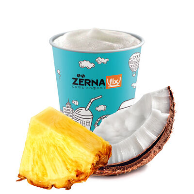 Латте Ананас-кокос в Zerna Fix по цене 259 ₽