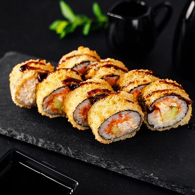 Ролл темпура Калифорния в Суши и Роллы по цене 729 ₽