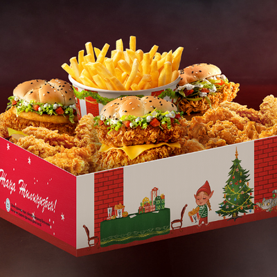 Шеф-сет для троих в KFC Sary Arka Almaty по цене 12700 ₸