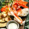 Камчатский краб на гриле с овощами гриль в Crab and caviar по цене 2490